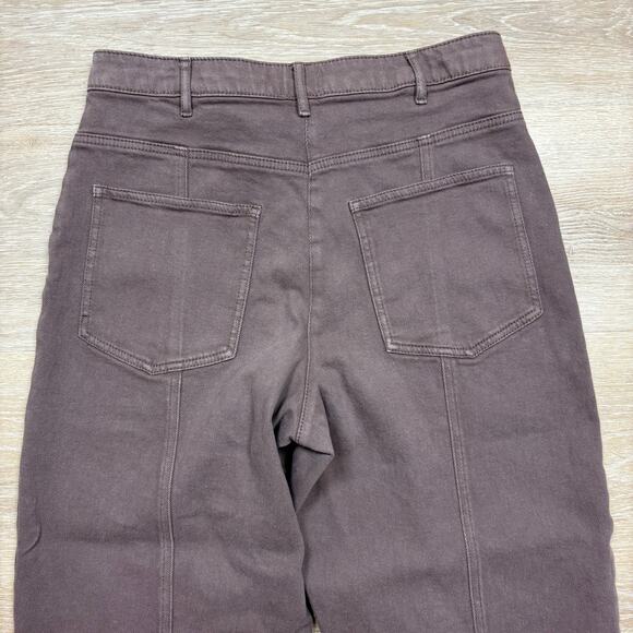 Artizia Wilfred Free Utility High Rise Barrel Jeans Women’s 12 Color Brown - Picture 6 of 6